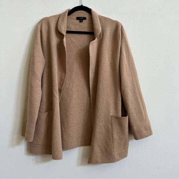 J. CREW Sophie Open Front Cardigan Sweater Blazer - Picture 4 of 5